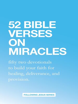 cover image of 52 Bible Verses on Miracles